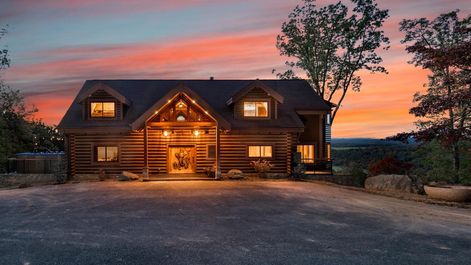 Tanglewood Mountain Lodge By Stony Brook Cabins เซอเวียร์วีล ภายนอก รูปภาพ